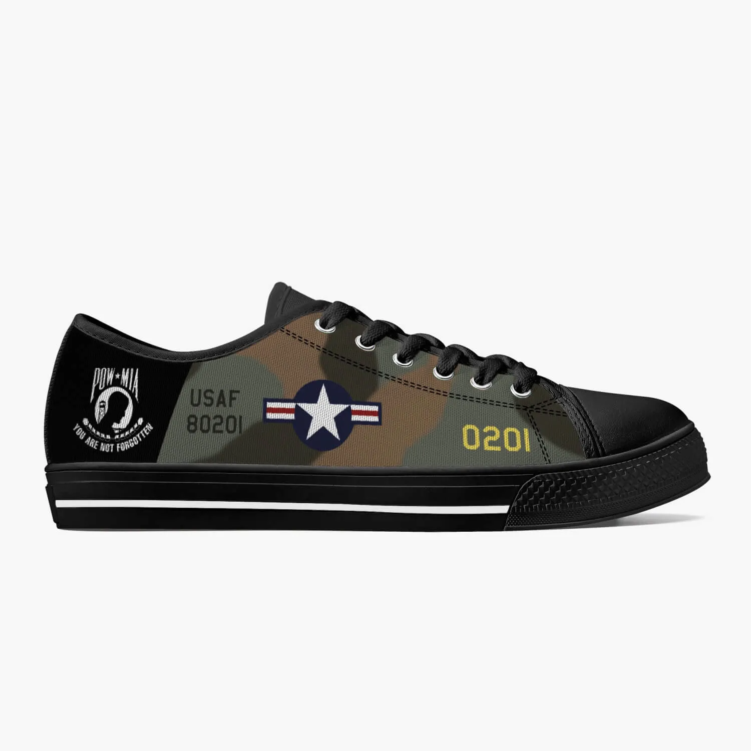 B-52 "Charcoal 1" Low Top Canvas Shoes