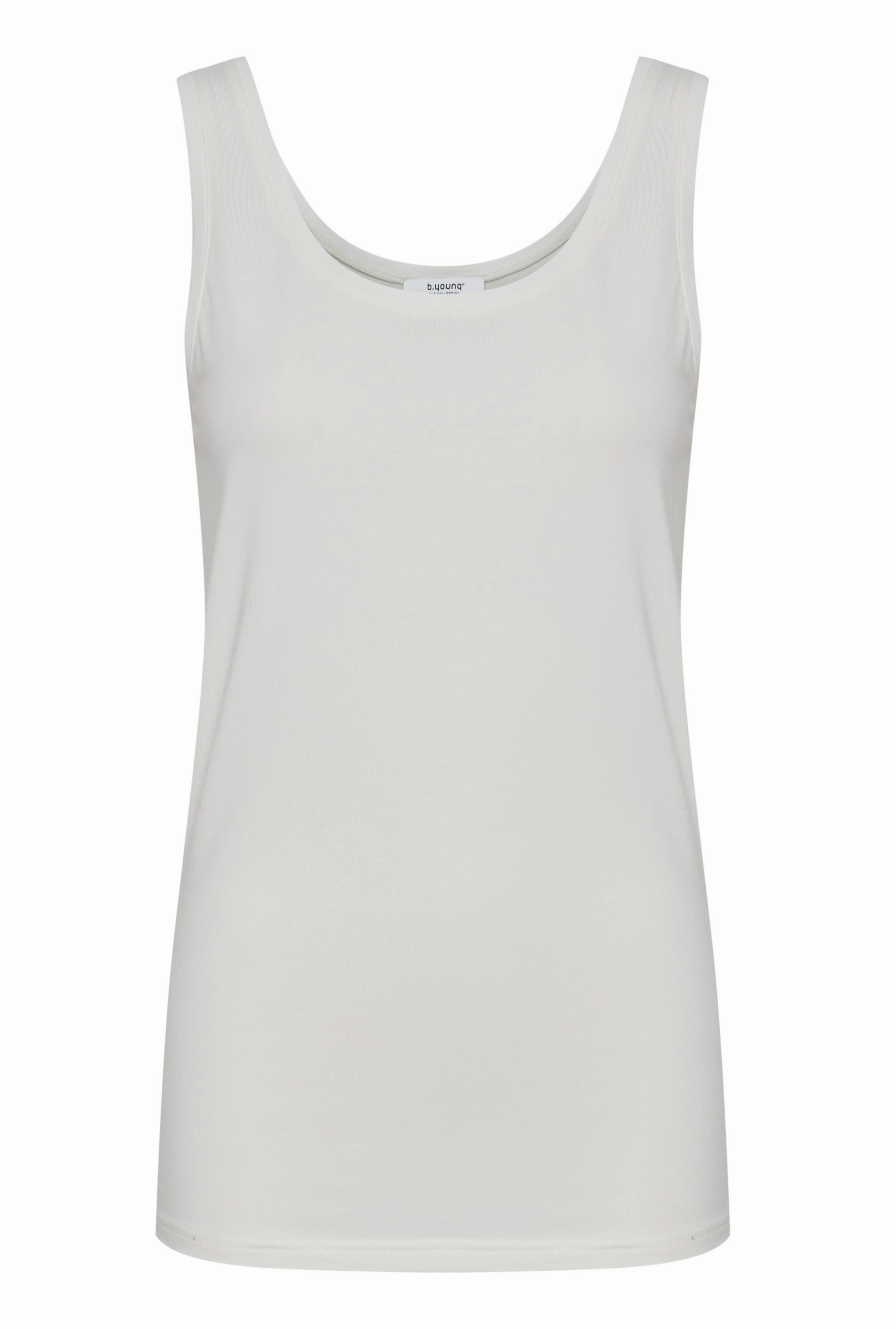 b.young Canotta da donna Top in maglia Iane sin 802894 80115 off white heavy - weight EasyCare Fabric
