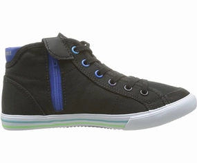 Le Coq Sportif sneakers alta Saint Malo Mid PS canvas 1311090 black anti - microbial coating shoes