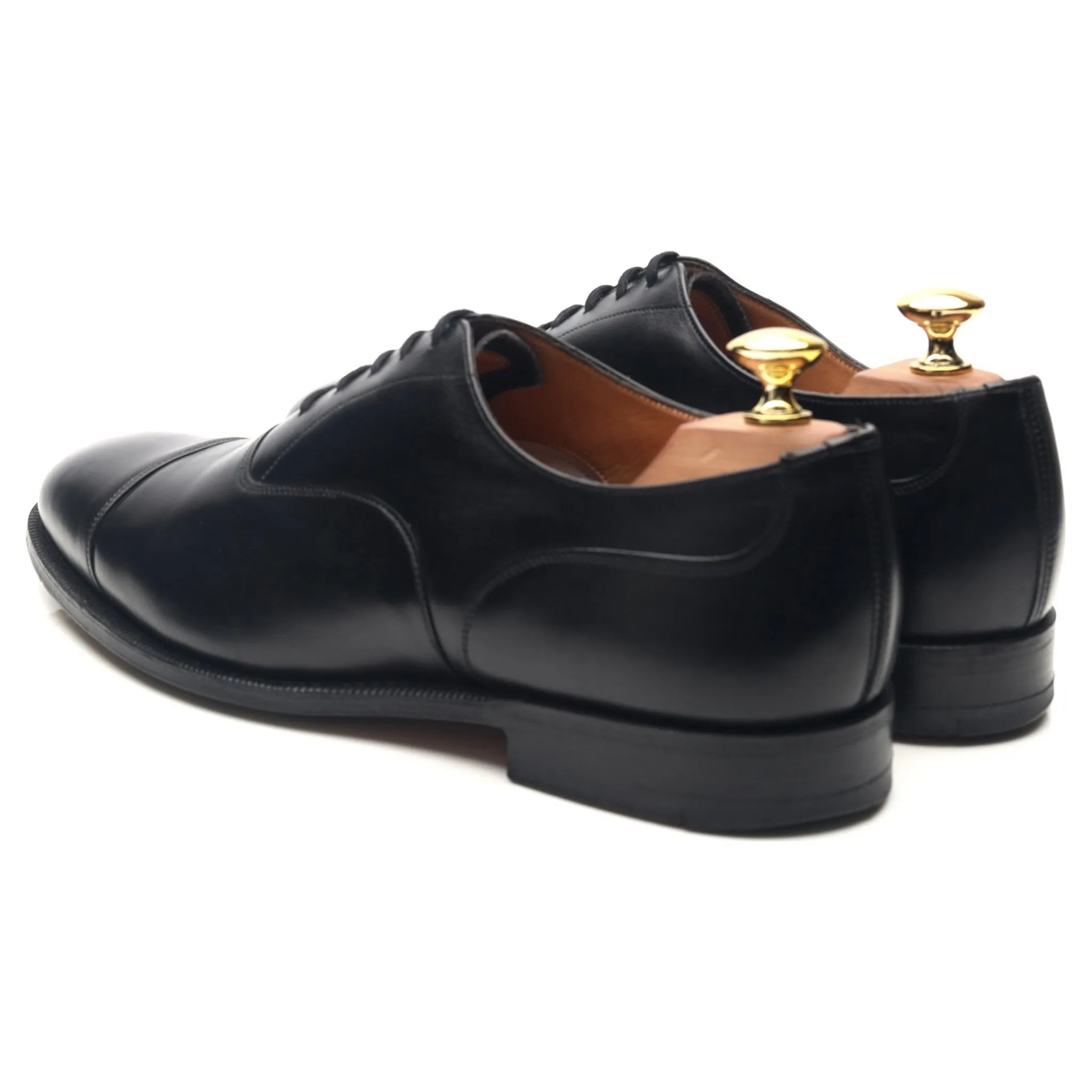 'Bamford' Black Leather Oxford UK 8 G