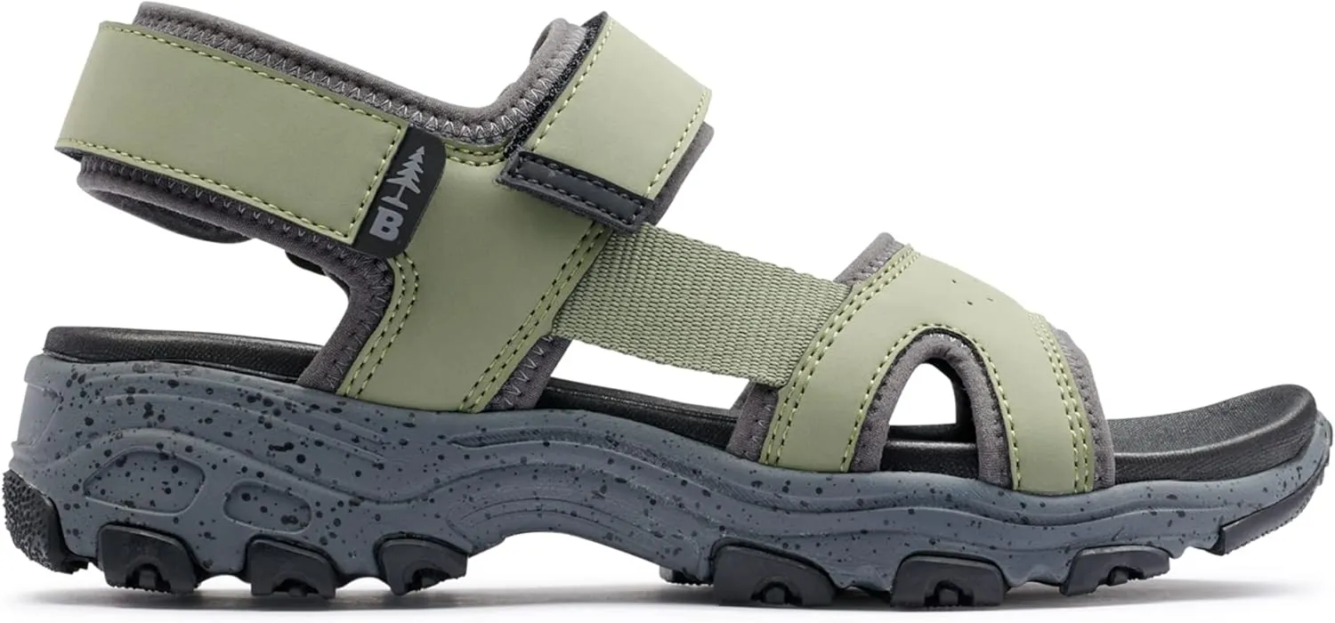 BASS OUTDOOR Women's Sandals for Beach Or Trail  Open Toe & Rubber Sole Hiking Shoe