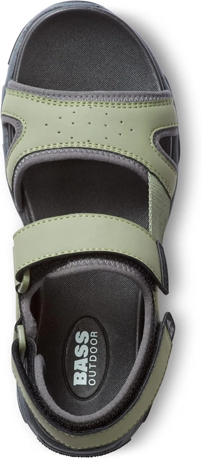 BASS OUTDOOR Women's Sandals for Beach Or Trail  Open Toe & Rubber Sole Hiking Shoe