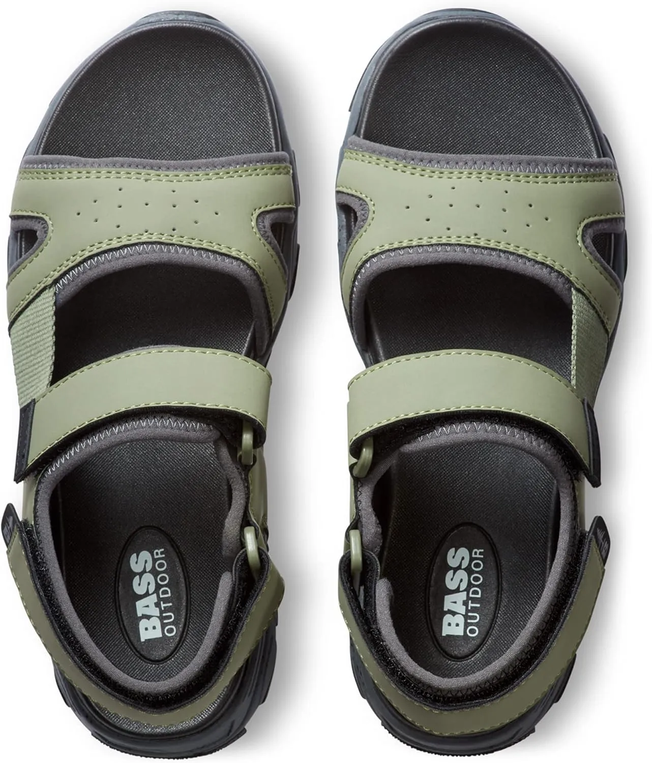 BASS OUTDOOR Women's Sandals for Beach Or Trail  Open Toe & Rubber Sole Hiking Shoe