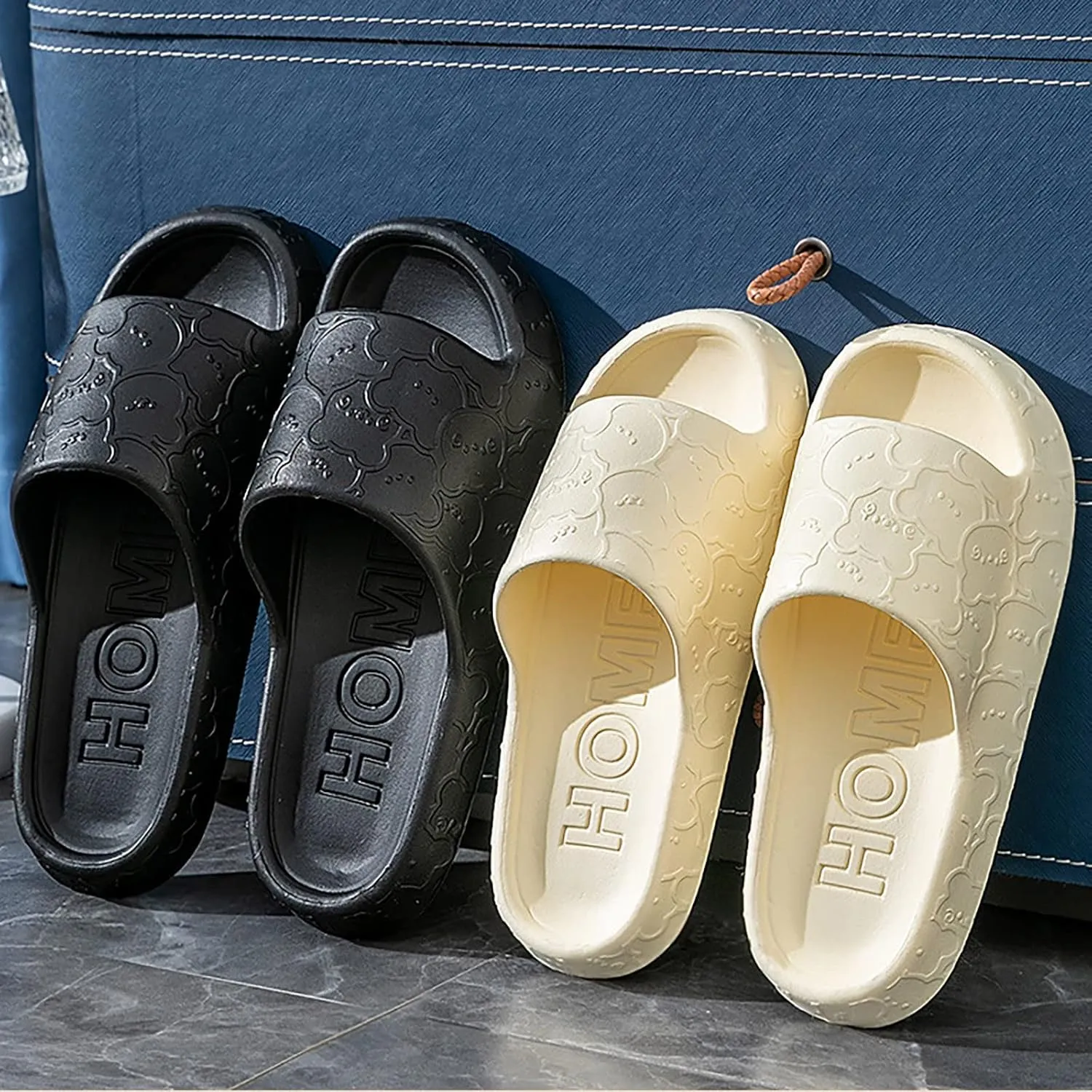 Bathroom Slippers Men Shower Shoes Women Mens Slippers Womens Slides Travel Ultra Comfort Indoor