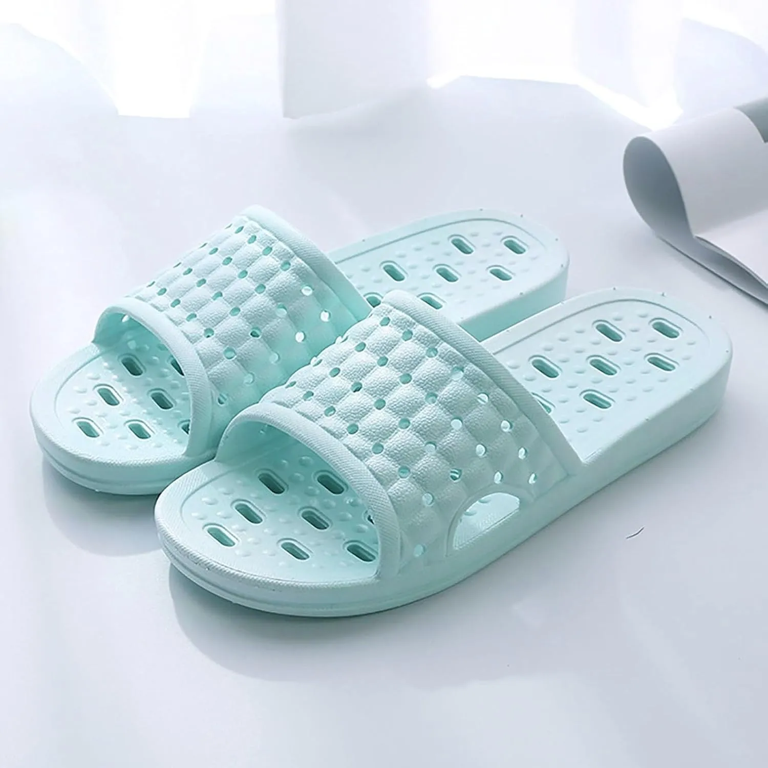 Bathroom Slippers Men Womens Slides Mens Slippers Slides for Women Lightweight Ultra Comfort Spa