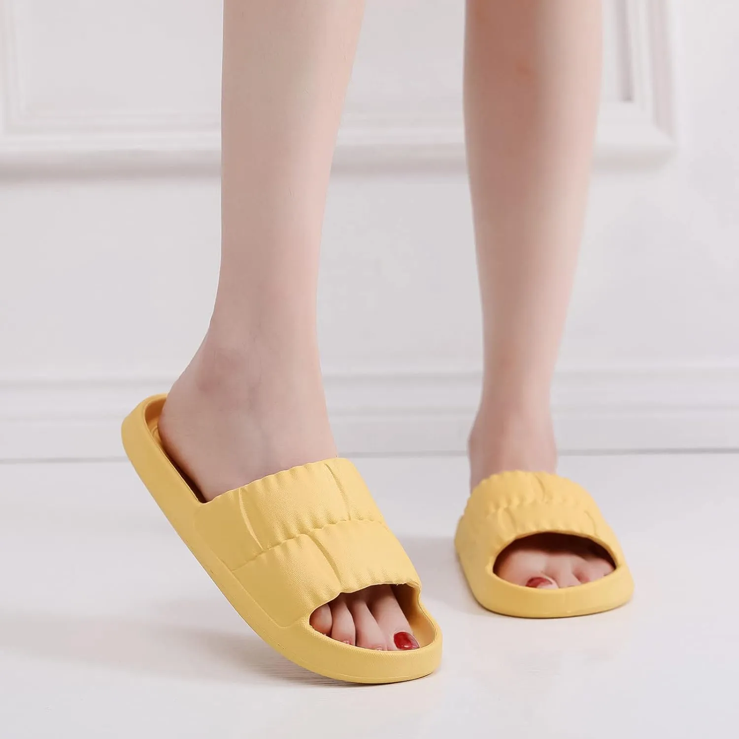 Bathroom Slippers Men Womens Slides Mens Slippers Slides for Women Spa Bathroom Ultra Comfort