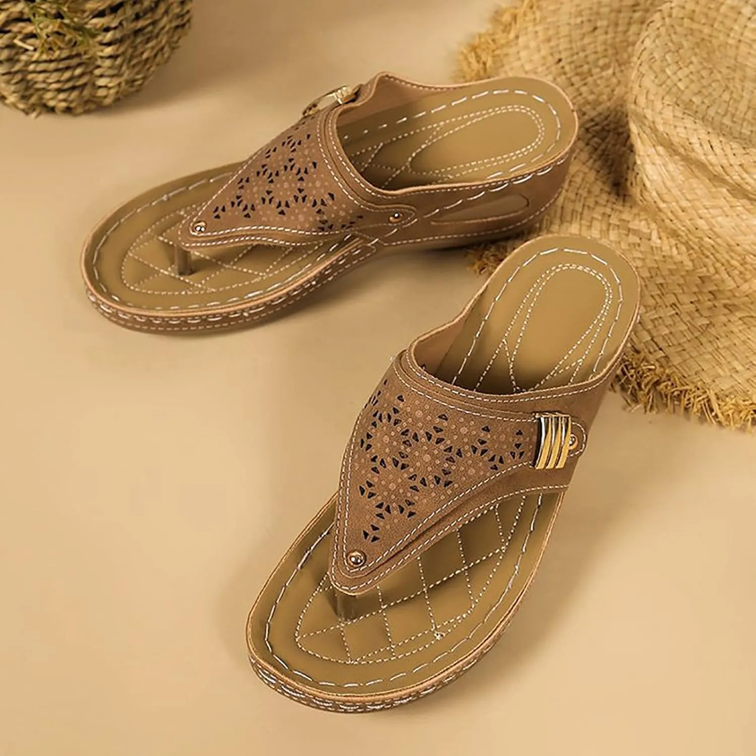 Beach Flip Flops Women Comfortable Summer Beach Thong Sandals Sandal Comfortable Casual Summer Beach Thong Sandals