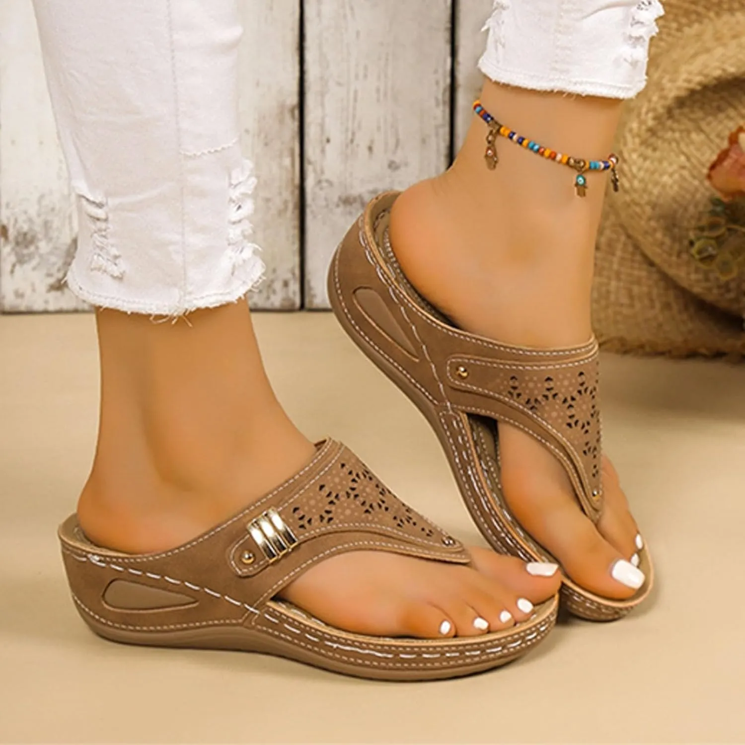 Beach Flip Flops Women Dressy Sandals Women Comfortable Summer Beach Thong Sandals Womens Beach Shoes
