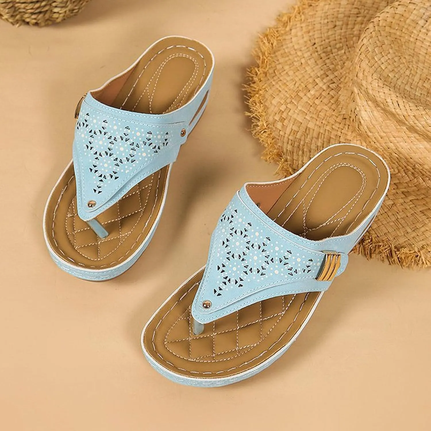 Beach Flip Flops Women Dressy Sandals Women Comfortable Summer Beach Thong Sandals Womens Beach Shoes