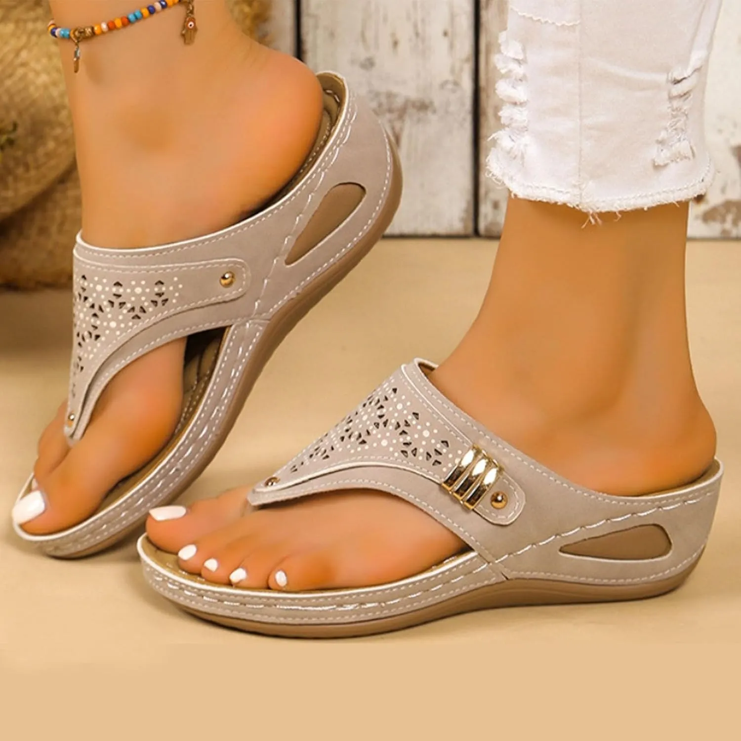 Beach Flip Flops Women Dressy Sandals Women Comfortable Summer Beach Thong Sandals Womens Beach Shoes