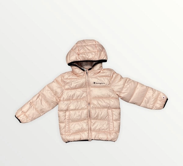 EcoFriendlyMaterial Weather Ease Champion piumino con cappuccio da bambina 305826 PS157 PKN rosa