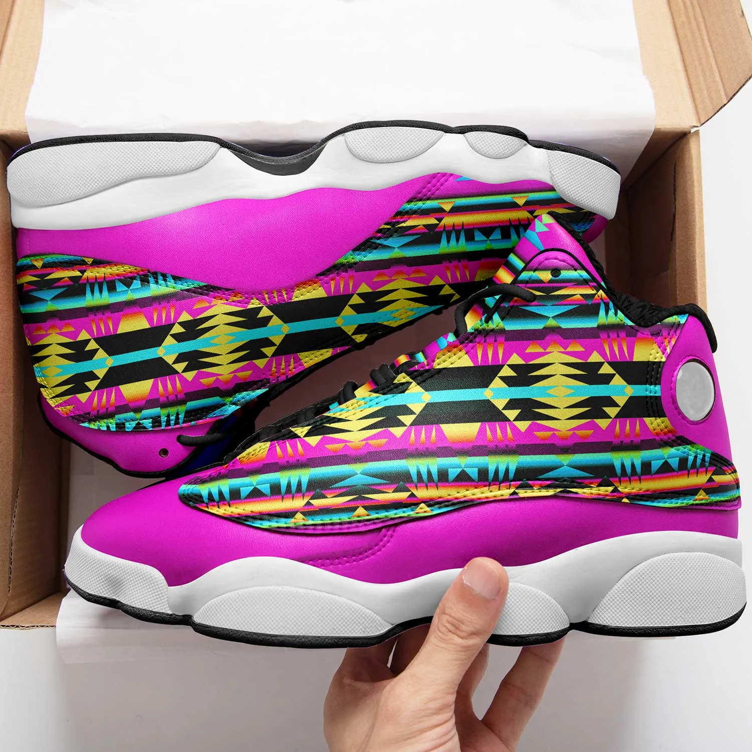 Between the Sunset Mountains Isstsokini Athletic Shoes