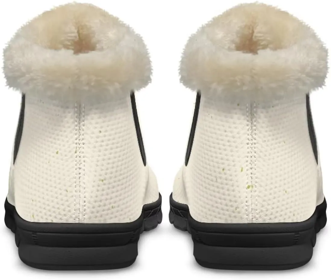 Binienty Womens Warm Boots Casual Snow Boots Winter Ankle Booties Arch Support Outdoor Shoes
