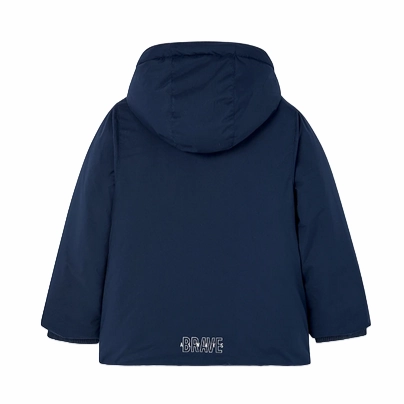 Boboli Parka tessuto tecnico per ragazzo 517283 2440 blu navy Manufacture