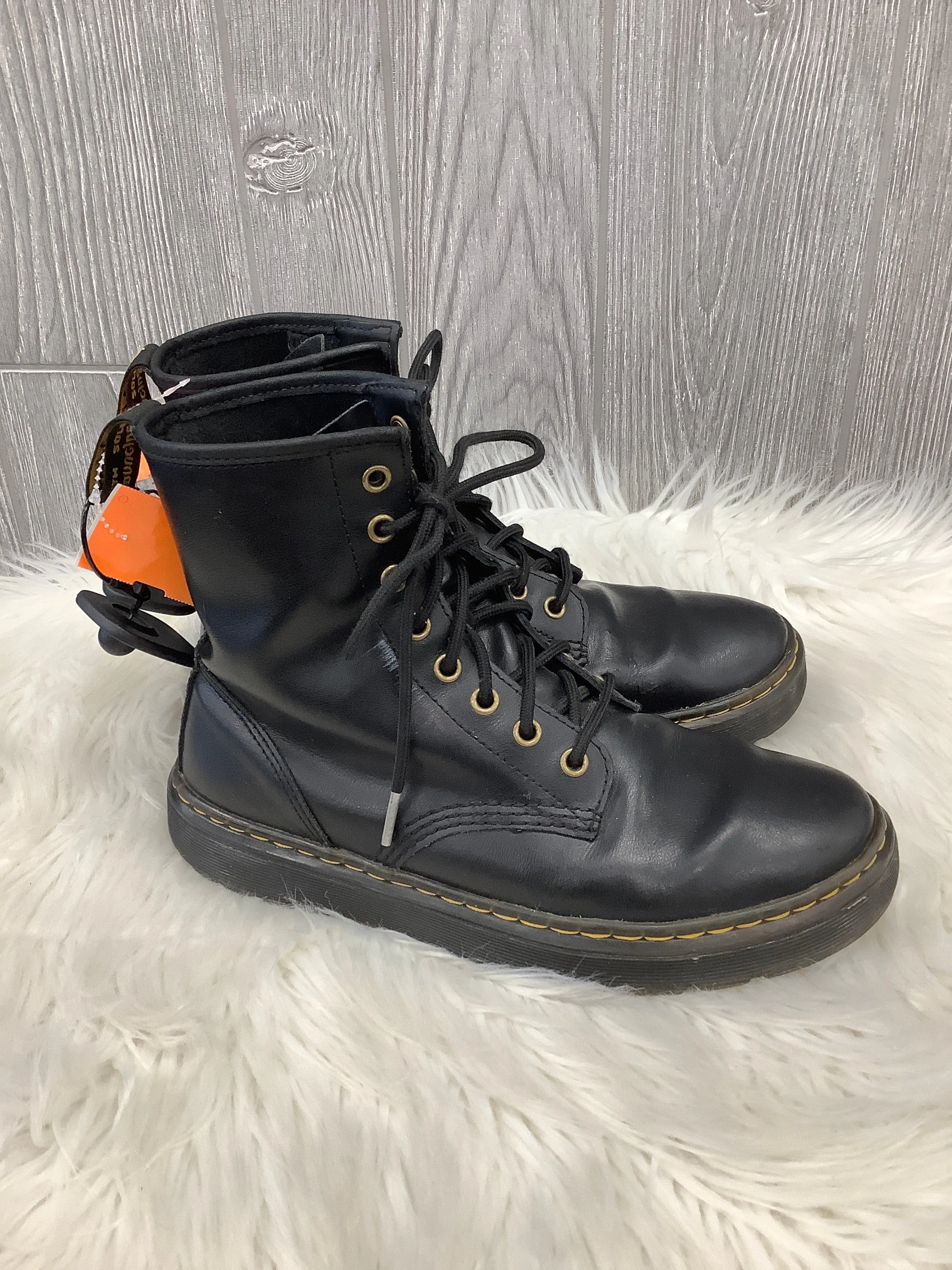 Boots Combat By Dr Martens In Black, Size: 8