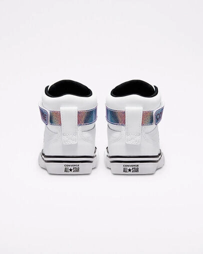 Converse Pro Blazer HI Iridescent Glitter 671533C bianco/nero/bianco foam