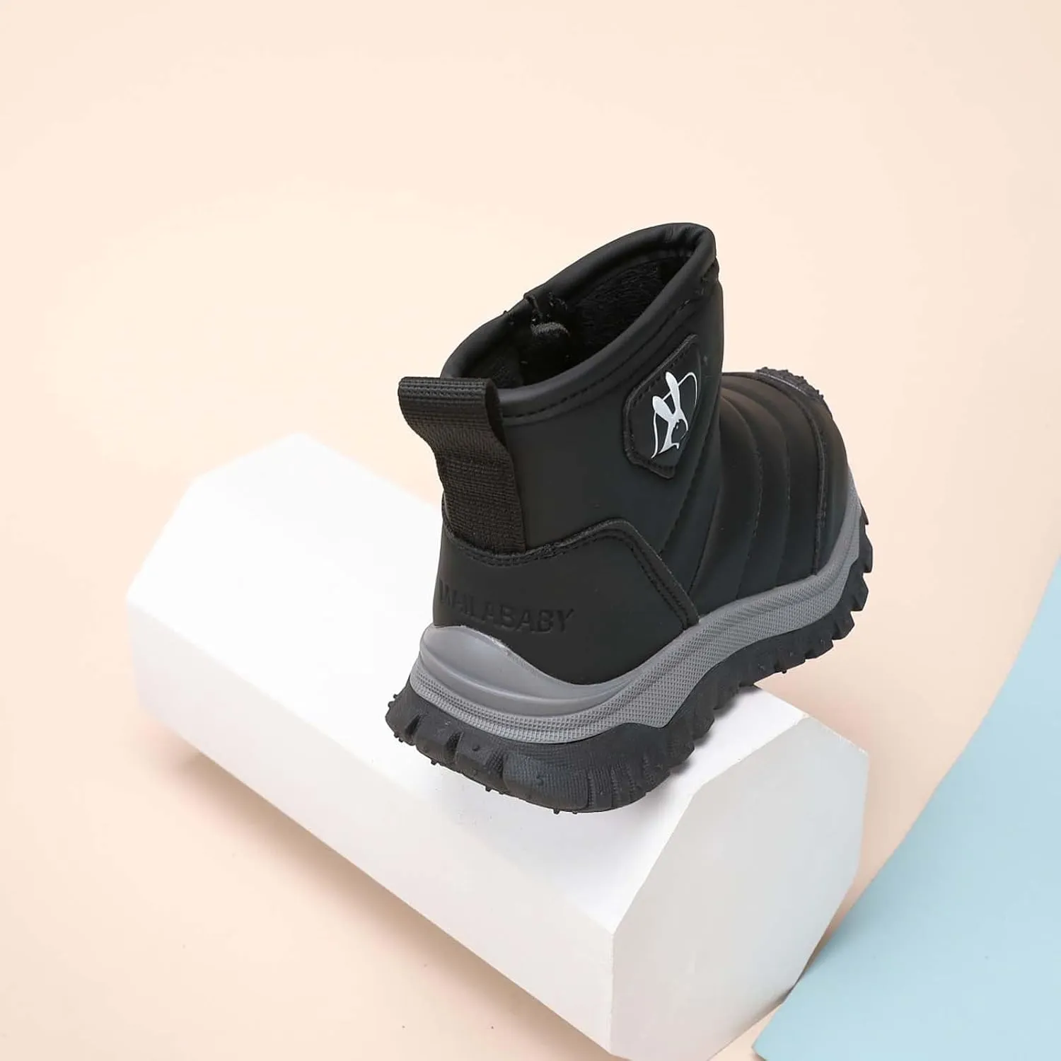 Boys Girls Kids Snow Boots Wterproof Anti-Ski Winter Outdoor Shoes Toasty-Dry Water-Resistan Boots for Toddlers