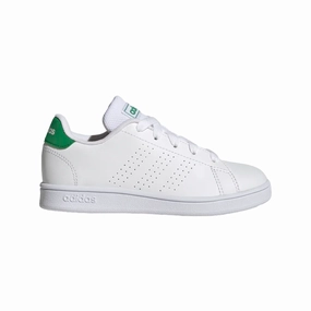 Adidas scarpa sneakers da ragazzi Advantage GY6995 bianco-verde proper alignment Comfortable Foot Mobility