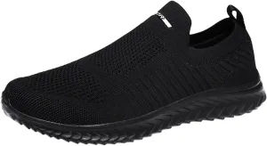 Breathable Diabetic Shoes for Men Lightweight Sport Gym Jogging Walking Sneaker Convenient Elderly Slip on Shoes