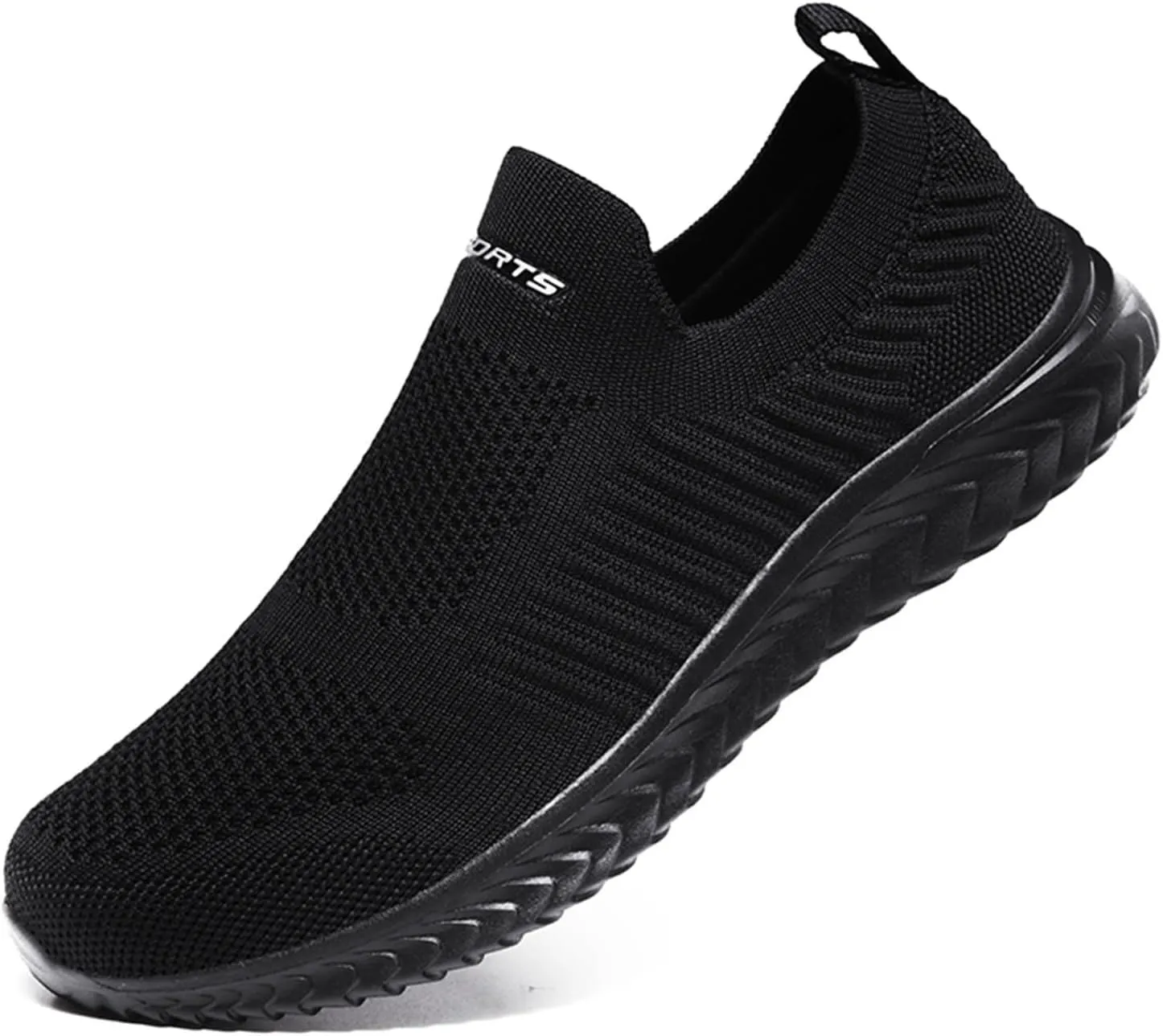 Breathable Diabetic Shoes for Men Lightweight Sport Gym Jogging Walking Sneaker Convenient Elderly Slip on Shoes