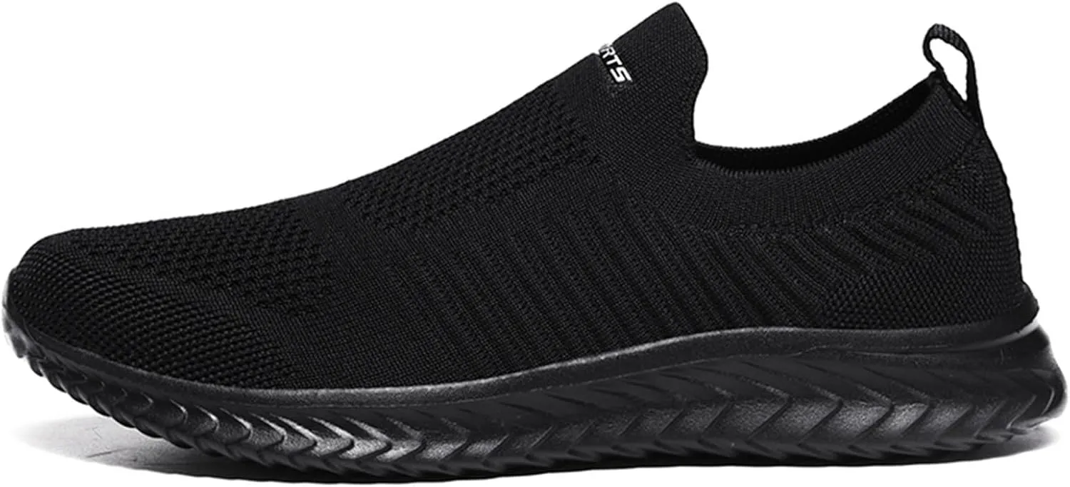 Breathable Diabetic Shoes for Men Lightweight Sport Gym Jogging Walking Sneaker Convenient Elderly Slip on Shoes