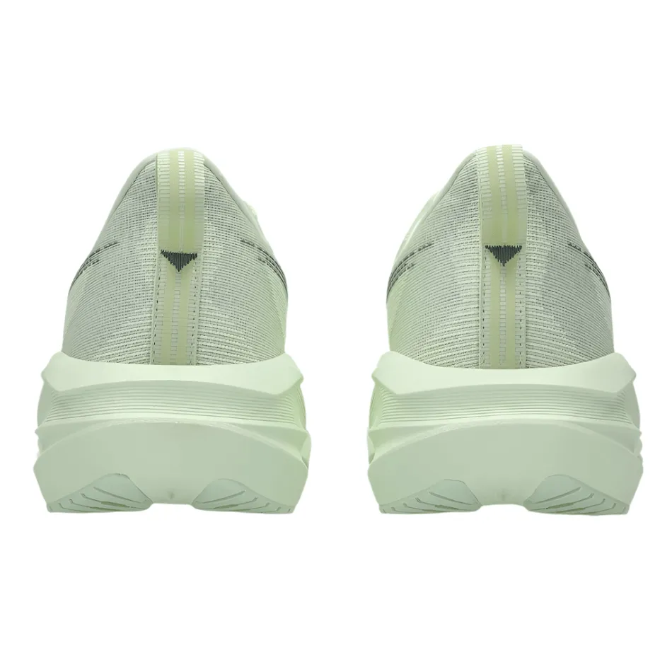 Stability Focus Compression Activated Fit ASICS Women's NOVABLAST 5 Running Shoes in Whisper Green/Monument Blue AW25