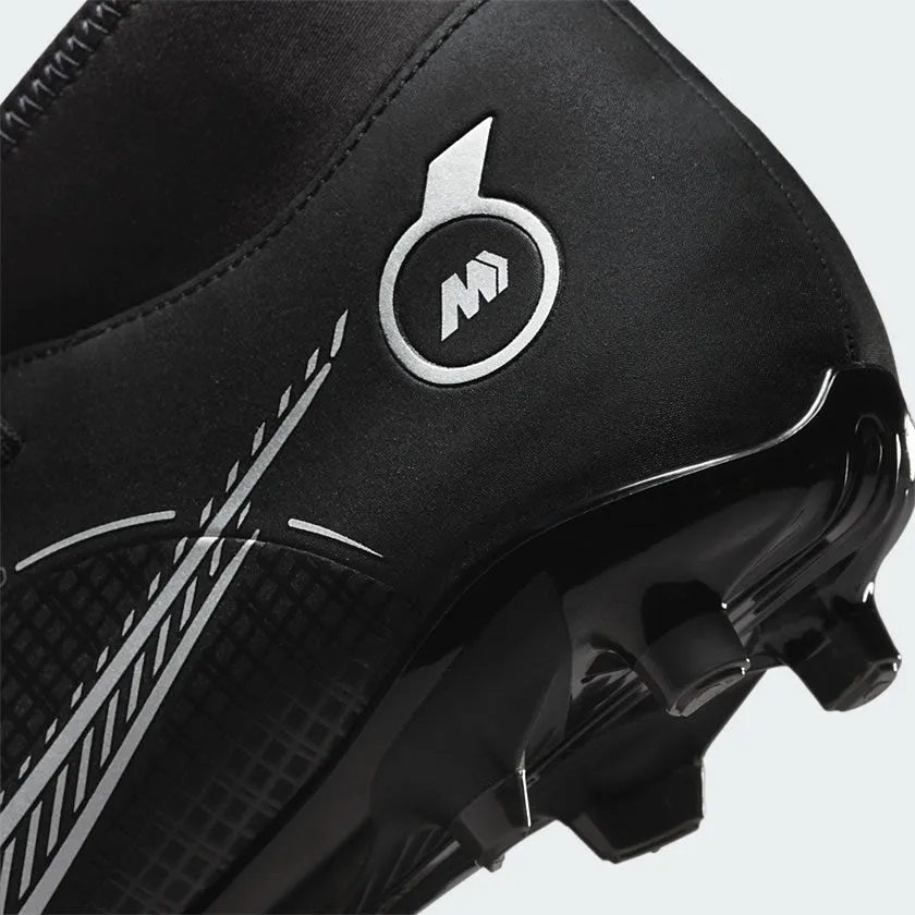 Lateral Stability Wings Retro - style Nike Superfly 8 Club FG/MG Men's Football Boots Black DJ2904 007