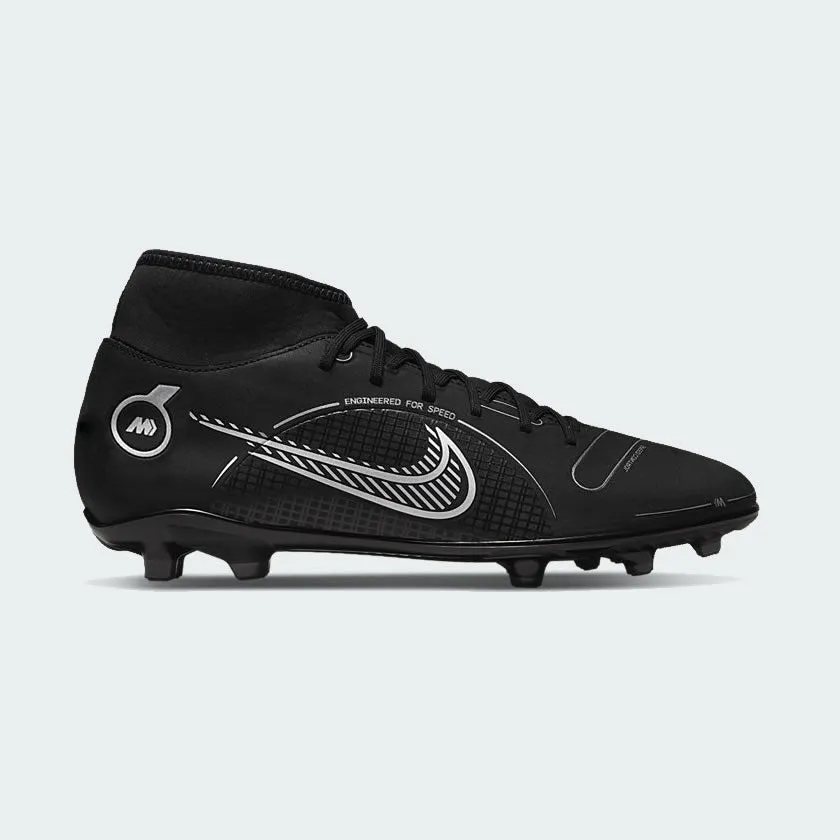 Comfort Heel Nike Superfly 8 Club FG/MG Men's Football Boots Black DJ2904 007