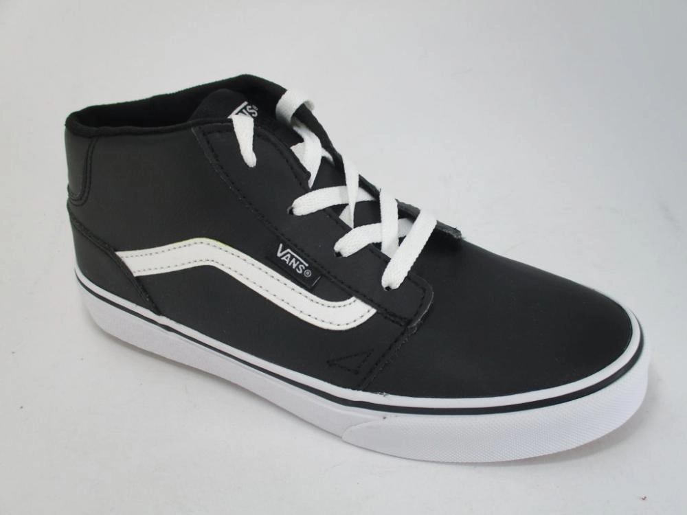 Asymmetric Lacing Tech Vans scarpa sneakers da bambino Chapman Mid VN0A38J4U0M nero-bianco