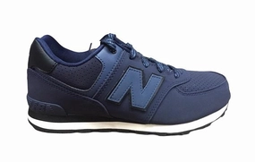 New Balance sneakers da ragazzo KL574YTG navy Hyperbolic Lockdown Strap