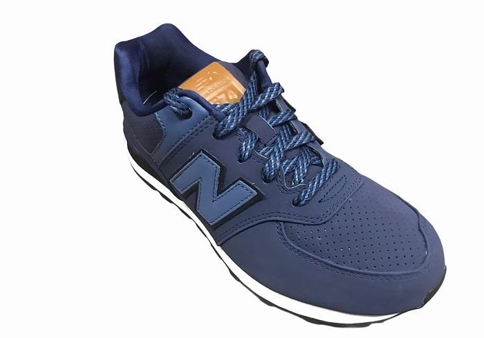 windy weather New Balance sneakers da ragazzo KL574YTG navy