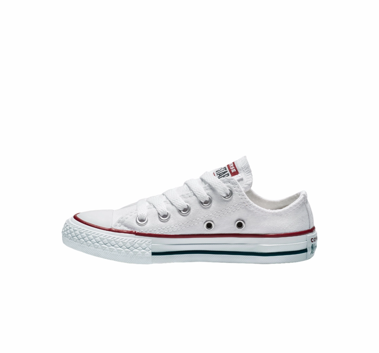 Converse All Star Chuck Taylor Classic Low Ox Junior Tela 3J256C | Sneakers bianca mesh ventilation