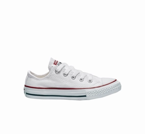 Converse All Star Chuck Taylor Classic Low Ox Junior Tela 3J256C | Sneakers bianca tennis player shoes
