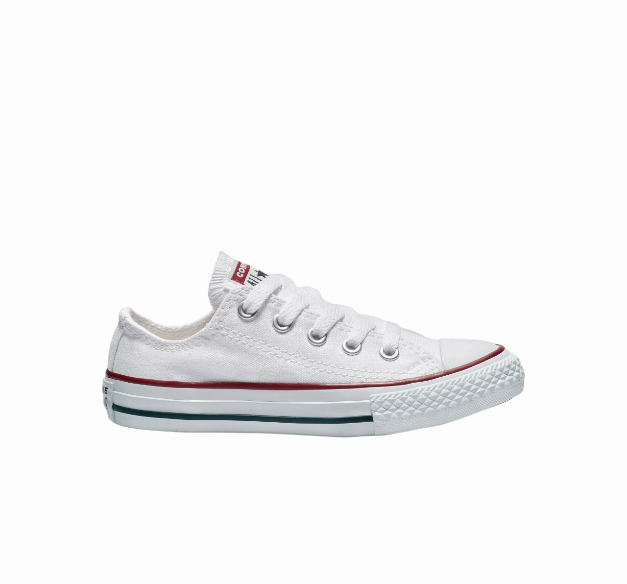 Converse All Star Chuck Taylor Classic Low Ox Junior Tela 3J256C | Sneakers bianca tennis player shoes