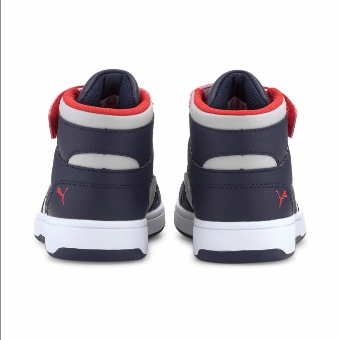 Biomechanical Design Puma scarpa sneakers da ragazzo Rebound Layup 370488 11 blu grigio rosso