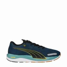morning run Hot weather run PUMA Men's Velocity Nitro 2 Fmile Running Shoes in Dark Night/Fresh Pear SS23