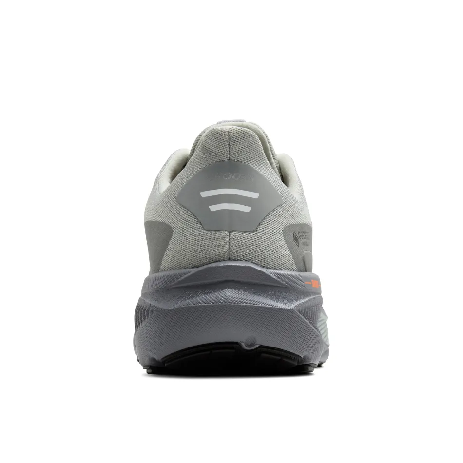 Snowy running traction Brooks Men's Ghost 17 GTX Running Shoes in Smoke/Primer Grey/Orange AW25