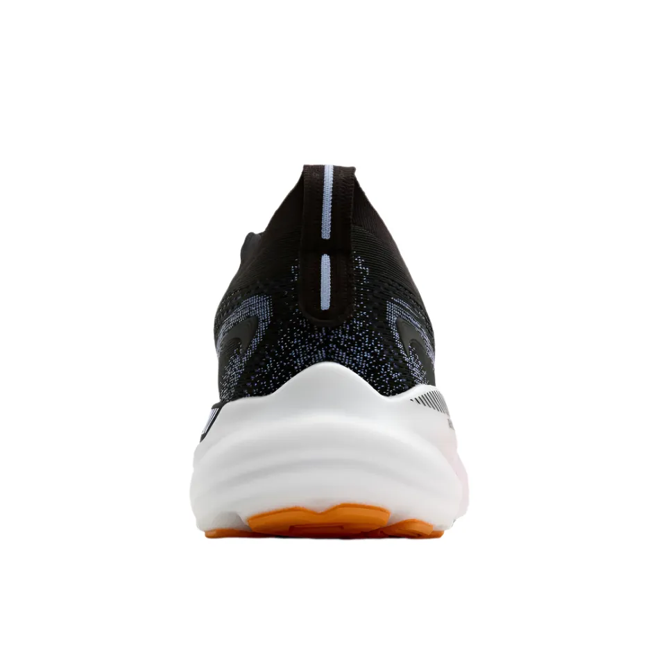 Brooks Women's Glycerin GTS 22 Running Shoes in Black/Blue Heron/Orange AW25 Sleek Form