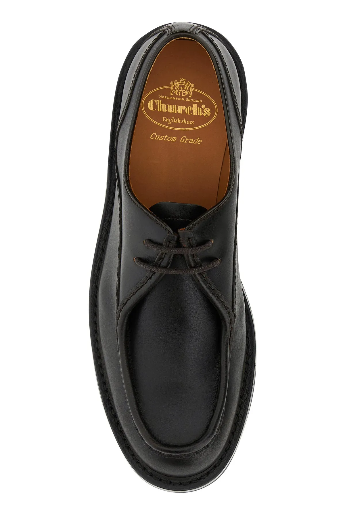 Brow leather Lymington lace-up shoes