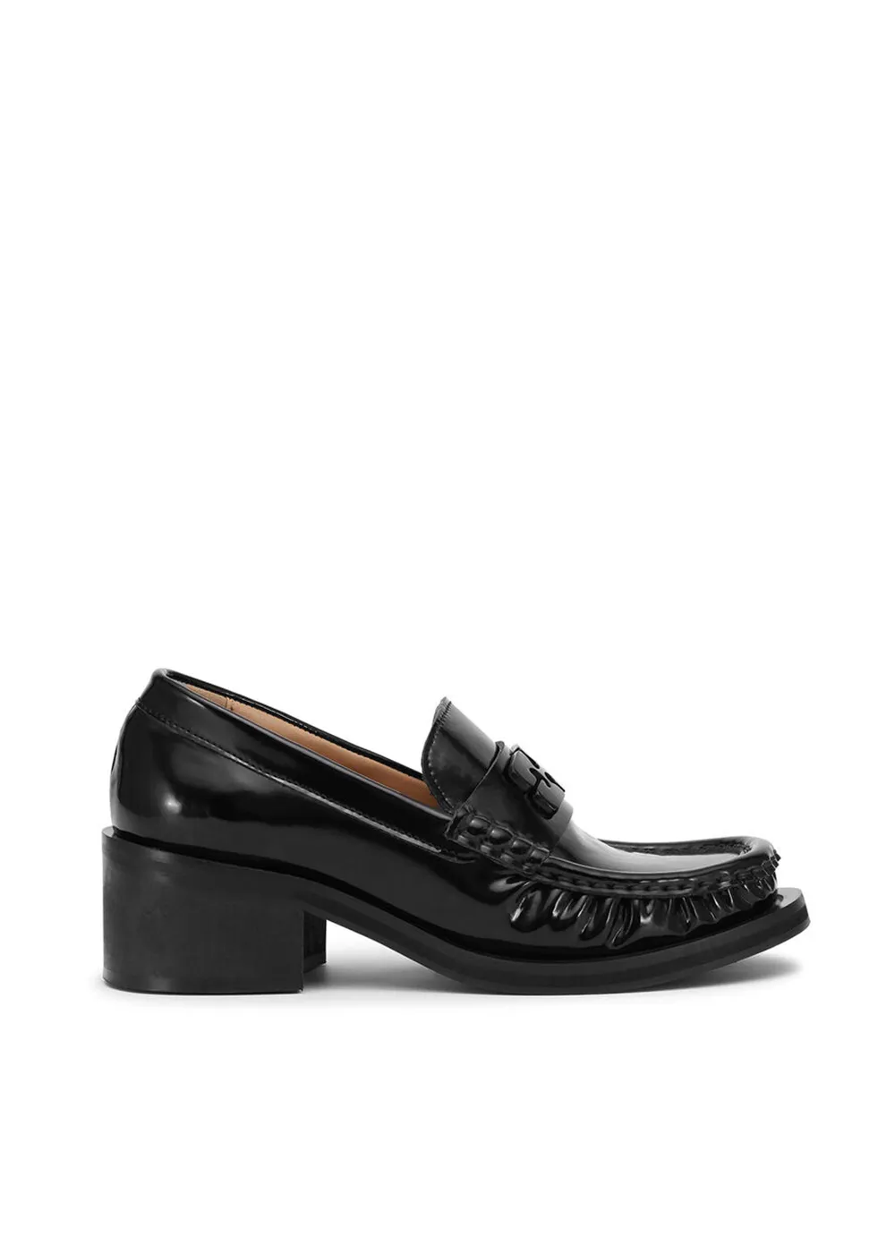 Butterfly Mid Heel Patent Loafer