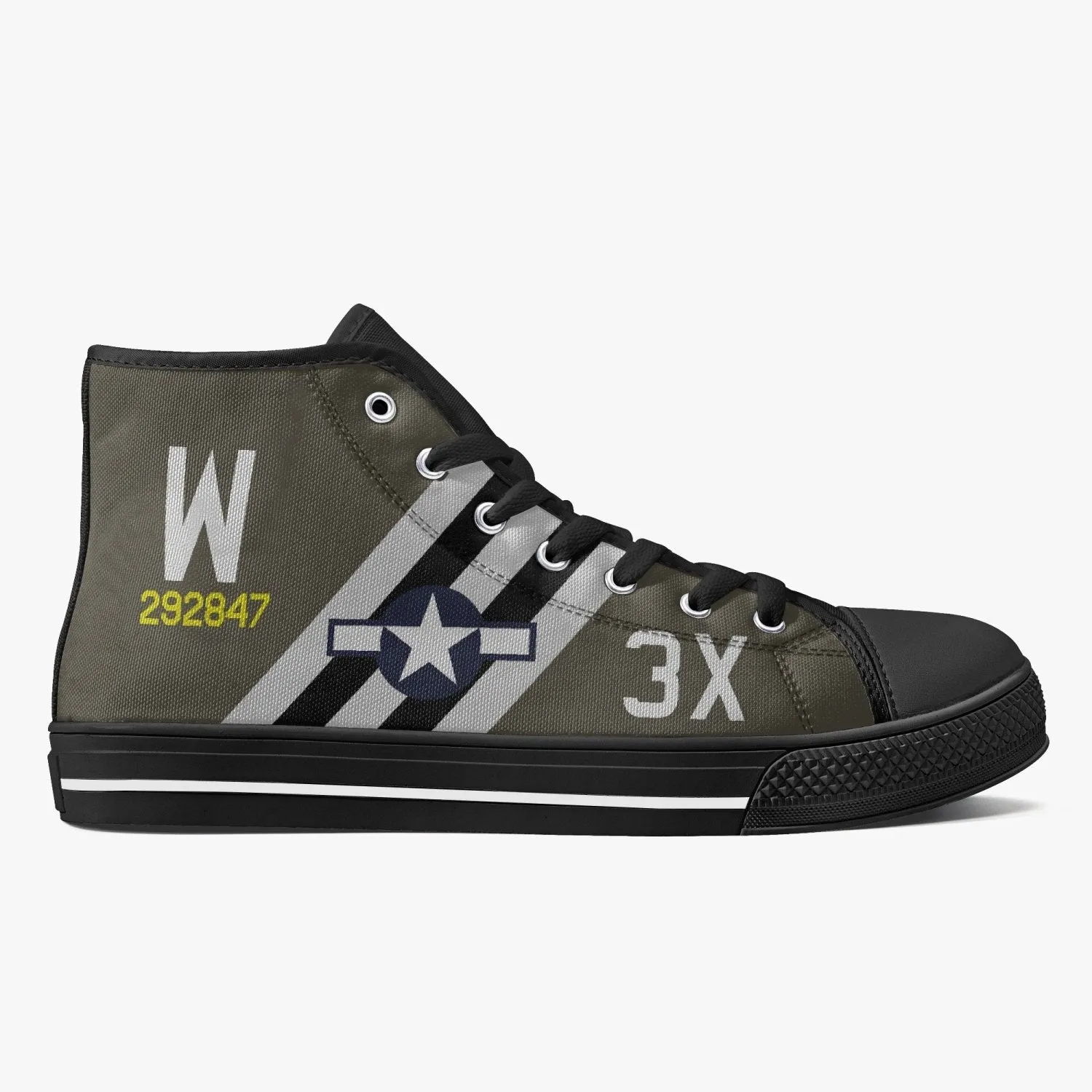 C-47 "That's All, Brother" High Top Canvas Shoes