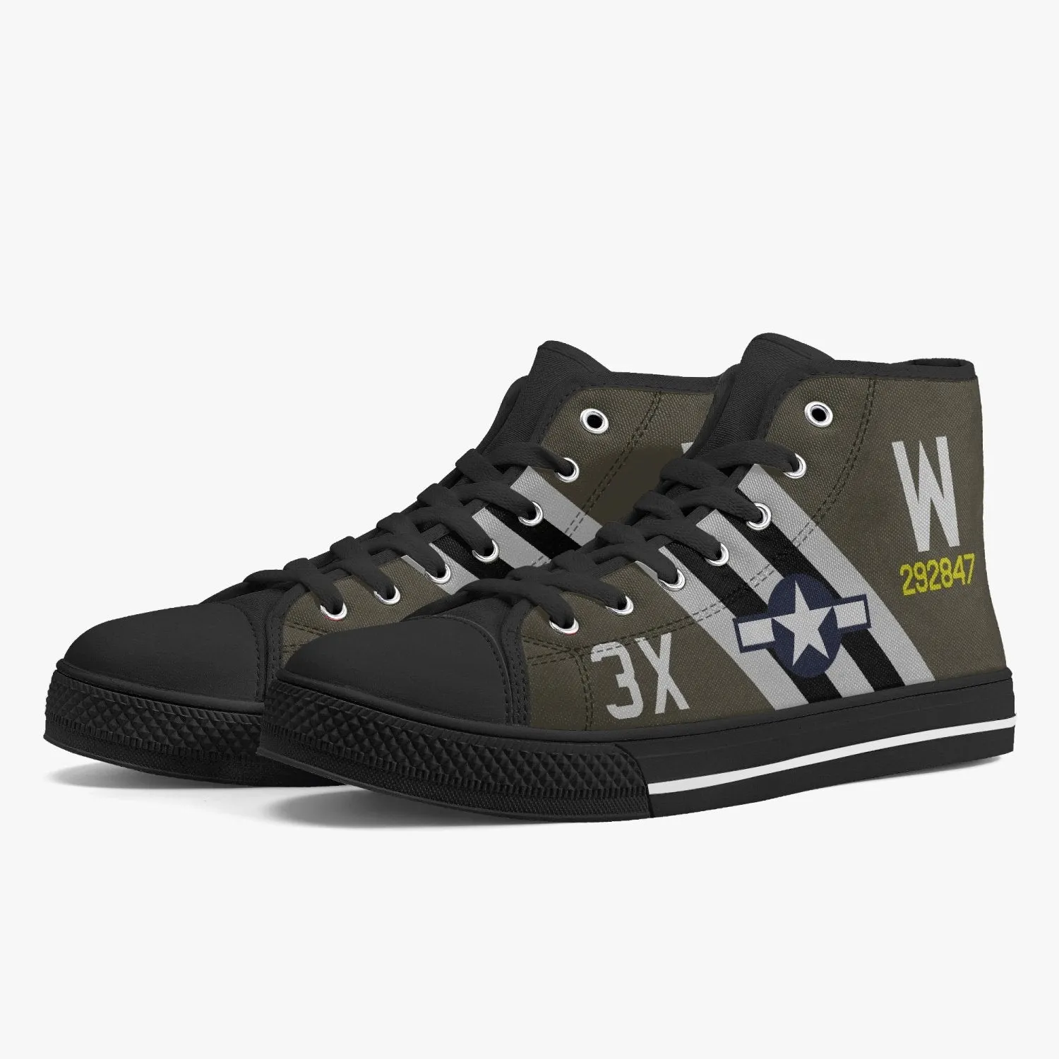C-47 "That's All, Brother" High Top Canvas Shoes