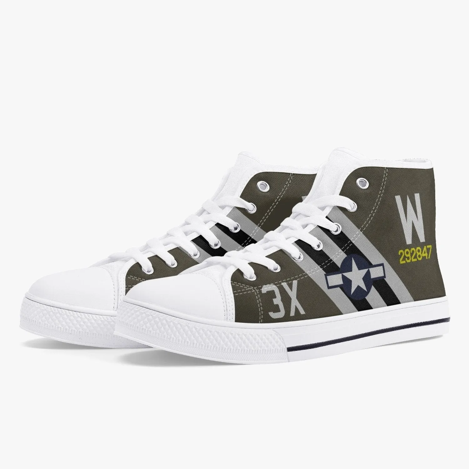 C-47 "That's All, Brother" High Top Canvas Shoes
