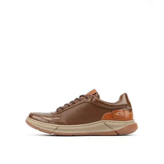 camel active Leather Lace Up Shoes Men  Dark Khaki GAVINO-852502-RS2-62
