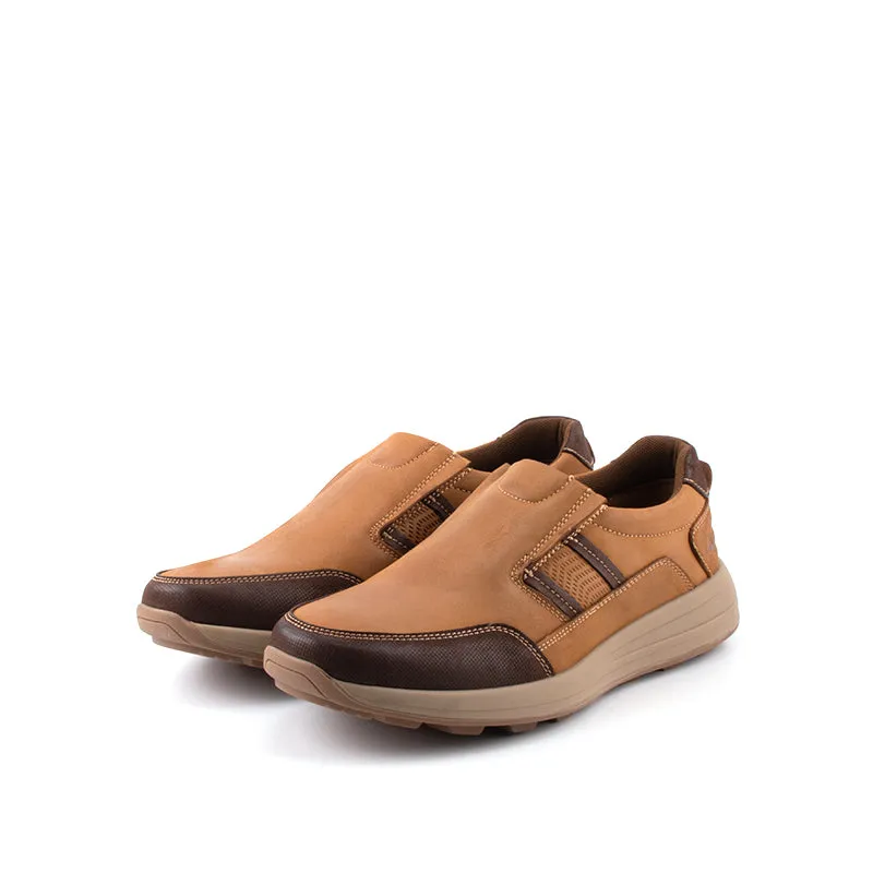 camel active Leather Slip On Shoes Men Tan COTRELL 852367-RS1-8