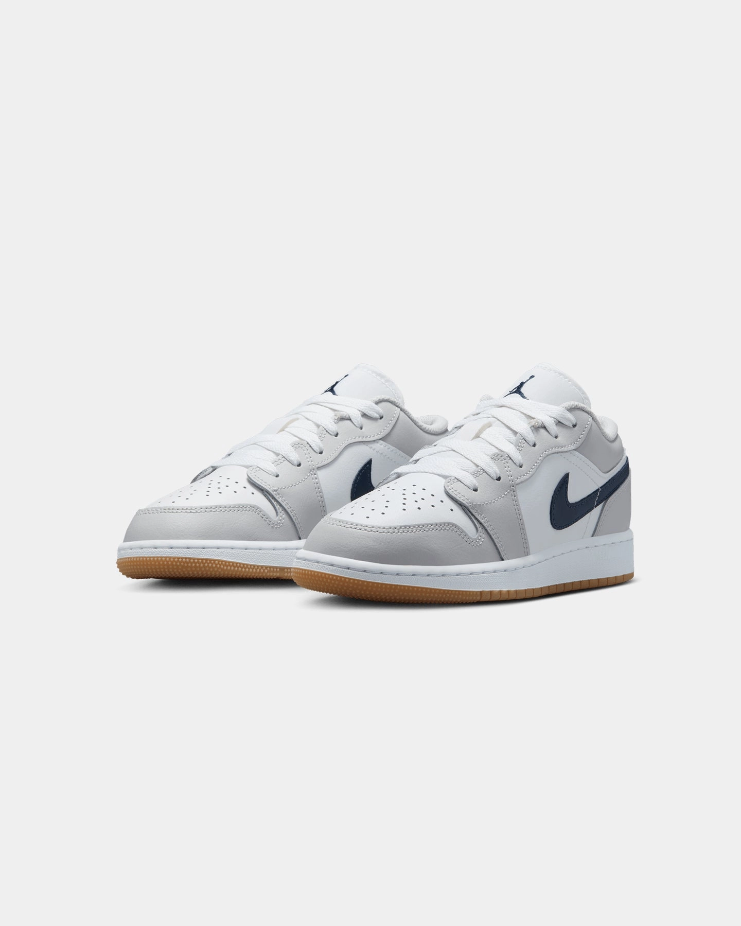 High Performance Fit Jordan Kids' Air Jordan 1 Low (GS) White/Navy