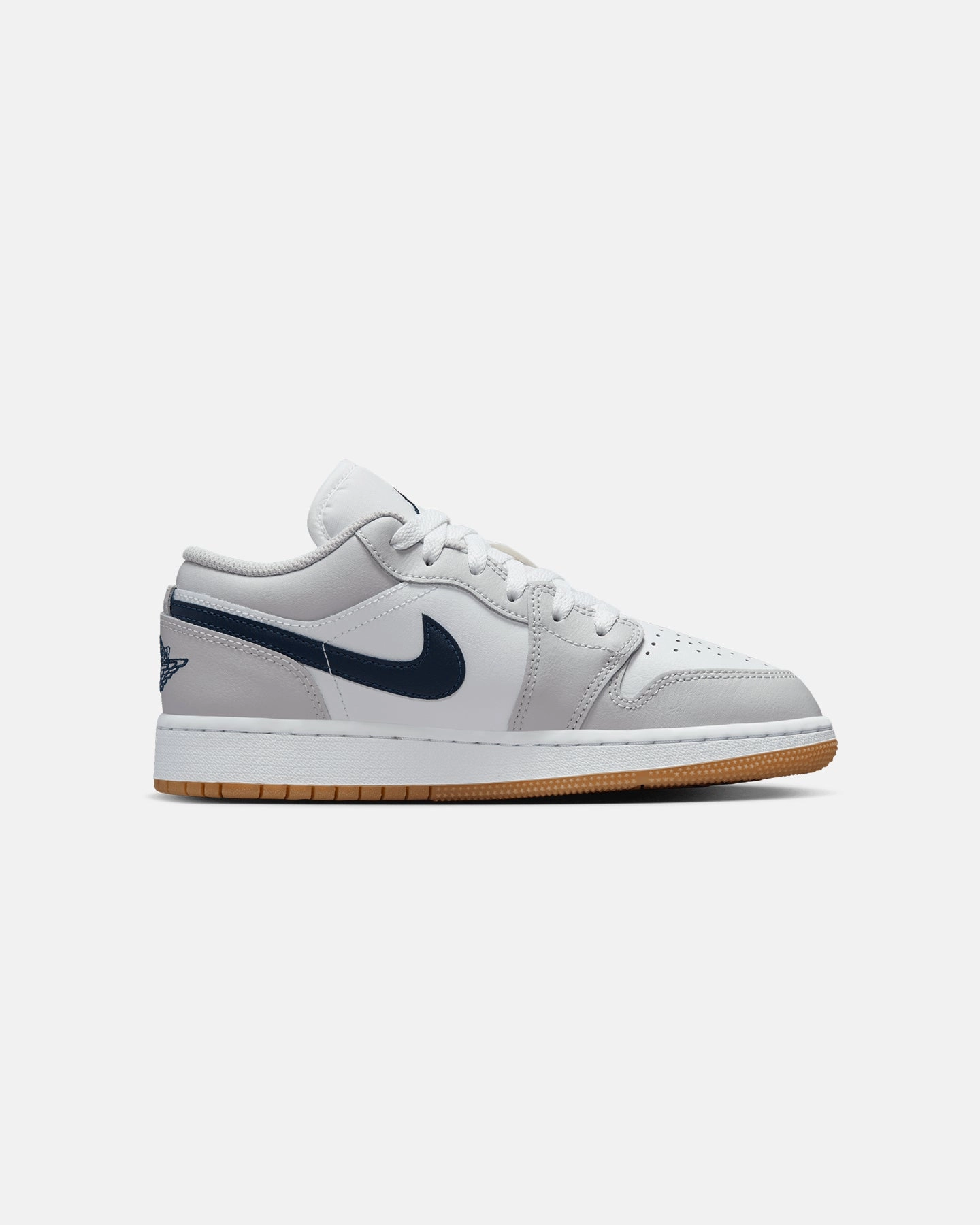 Anti Slip Tread Jordan Kids' Air Jordan 1 Low (GS) White/Navy