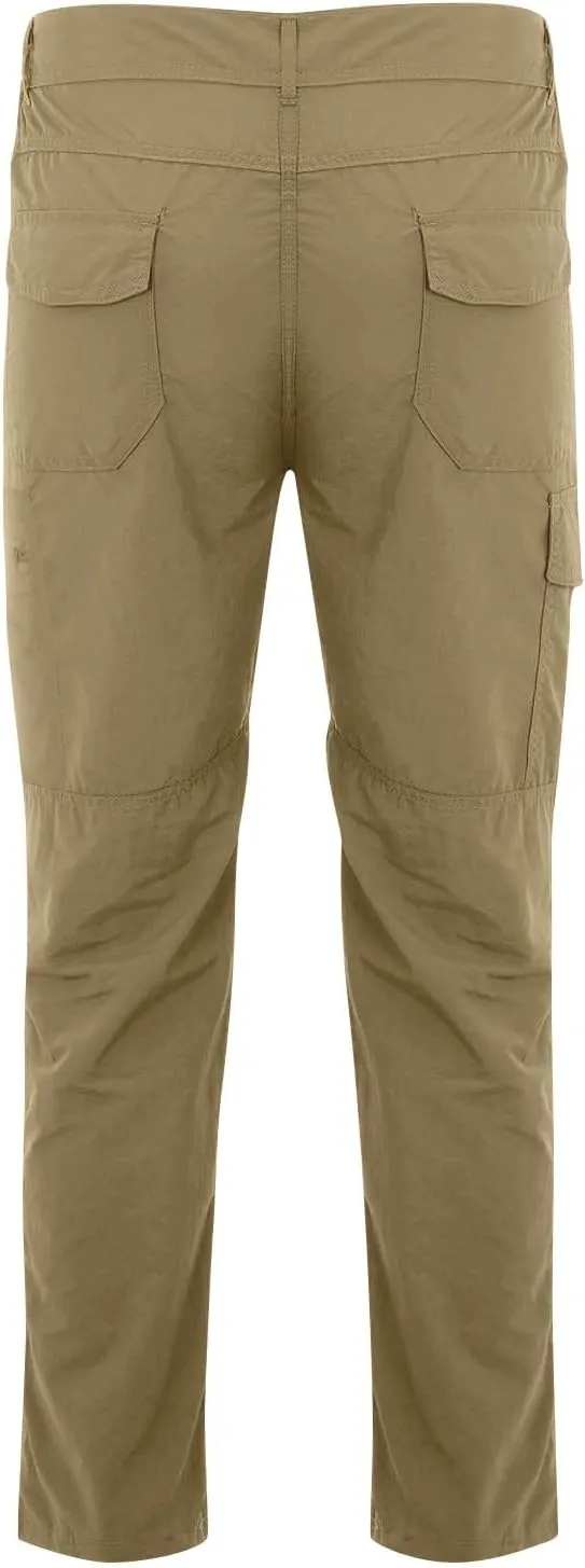 Cargo Hiking Pants Men Related Fit Waterproof Stretchy Work Lightweight Outdoor Camping Tactical Pants with Pockets