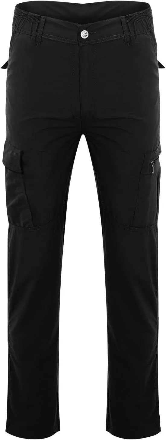 Cargo Hiking Pants Men Related Fit Waterproof Stretchy Work Lightweight Outdoor Camping Tactical Pants with Pockets