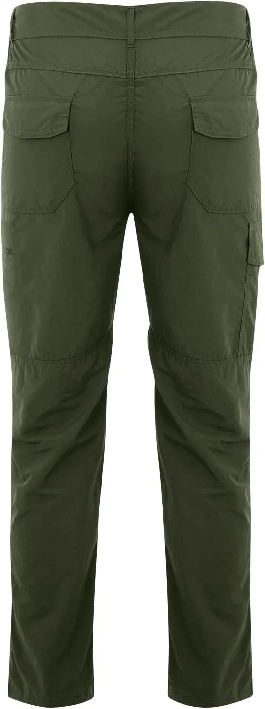 Cargo Hiking Pants Men Related Fit Waterproof Stretchy Work Lightweight Outdoor Camping Tactical Pants with Pockets